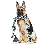 Ycozy Hundespielzeug Seil Hunde Extra Großes 106cm/6 Knoten Interaktives Spielzeug Hundeseil Unzerstörbar für Großes Hunde Aggressive Kauen