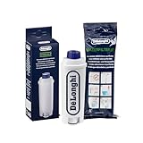 De'Longhi Original Wasserfilter DLSC002 - Zubehör für De'Longhi Kaffeevollautomaten mit Wasserfilter,Pflege und Schutz der Maschine,optimiert die Kaffeequalität und schützt vor Kalk,‎0.5 L,Weiß,1 Pack
