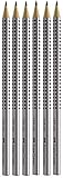 FABER-CASTELL 117697 - 6 Bleistifte GRIP 2001, Härtegrad:...