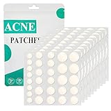 Zemolo 300 Stück Pickel Patch Unsichtbare Hydrokolloid Akne Pimple Patch mit Teebaumöl Tag & Nacht Akne pflaster Wasserdicht & Atmungsaktiv Absorptions Acne Patches