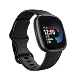 Google Fitbit Versa 4 – Smartwatch Damen / Herren – Fitness-Tracker mit integriertem GPS und Telefonfunktion, 6 Tage Akkulaufzeit, 40+ Trainingsmodi – Fitnessuhr kompatibel mit Android / iOS