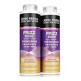 John Frieda - Doppelpack 'Frizz-Ease Miraculous Recovery' - Haarpflegeprodukt für trockenes, geschädigtes und krauses Haar - Haarzelleerneuernd