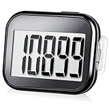 3D-Schrittzähler zum Gehen, einfacher Schrittzähler zum Gehen mit abnehmbarem Clip und Umhängeband, genaue Schrittzähler für Schritte, Schritt-Tracker mit großem Display für Männer, Frauen und Kinder