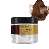 Kollagen Haarkur Deep Repair Conditioning ArganöL Kollagen Haarmaske Nourishing Magical Treatment, Essenz FüR Trockenes GeschäDigtes Haar Alle Haartypen (100ml 1pc)