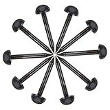 UKCOCO 10 Stück Polsternägel aus Messing Dekorative Möbelnägel mit Glatter Oberfläche Rostfrei Antike Sofa tacks für DIY Möbel Wohnaccessoire Vintage Kupferoptik