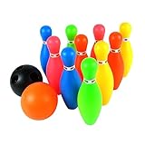 YARNOW 1 Satz Bowlingkugel Spielzeug interaktives Spielzeug Kinder Bowling Set Funny hat Sicherheitsspielzeug Family Games Lernspielzeug inters Mini einstellen Rätsel Eltern-Kind Plastik