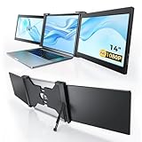 SOOMFON 14 Zoll Tragbarer Monitor für 14-17-Zoll-Laptops,