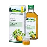 Schoenenberger - Sellerie naturreiner Gemüsesaft - 1x 200 ml Glasflasche - bringt Würze ins Leben - natürlich frisch gepresst - bio