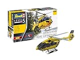 Revell Modellbausatz I H145 ADAC/REGA I Detailreicher Level 5 Hubschrauber Bausatz I 200 Teile I Maßstab 1:32 I für Kinder und Erwachsene ab 13 Jahren