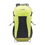 Pacsafe Venturesafe X34 Anti-Diebstahl Rucksack, Wanderrucksack, Trekkingrucksack mit Sicherheitstechnologie, 34 Liter - Phyton Grün/Phyton Green