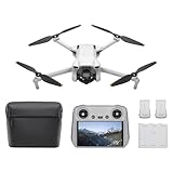 DJI Mini 3 Fly More Combo (DJI RC) – Ultraleichte, Faltbare Mini Drohne mit Kamera 4K HDR, Bis zu 114 Min Flugzeit (3 Akkus), Vertikalaufnahmen, 3-Achsen-Gimbal, 10 km HD-Übertragung, C0