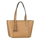 TOM TAILOR Denim Priya Damen Shopper Umhängetasche Reißverschluss Groß Schwarz