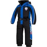 Nebulus Kinder Skioverall RELAX, Winteranzug, Kinder-Skianzug, schwarz, Größe 158