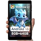 ALLDOCUBE iPlay 50 Mini Lite Tablet 8 Inch, Kinder Tablet Android 13 HD 1280×800 IPS Display, 8(4+4) GB RAM 64GB ROM/TF 512GB, Octa-Core 1.8GHz, 5GHz WiFi, Bluetooth 5.2, Widevine L1/Google GMS