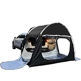 BMDHA Auto Zelt Camping fr Heckklappen, 300cm*150cm*210cm, Wasserdicht, fr 2-3 Personen, Schwarz