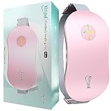 Slimpal Perioden Wärmegürtel, Heizkissen Kabellos, Elektrischer Menstruations Wärmegürtel, Unterleib Wärmegürtel, Konstantes Arbeiten, Geschenke für Frauen, Mädchen, Rosa