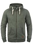 !SOLID SDVitu Zip-Hoodie Herren Sweatjacke Kapuzenjacke Hoodie mit Kapuze und Reißverschluss, Größe:XL, Farbe:Climb Ivy Melange (8785)