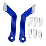 Operitacx Fliesen Fugenkratzer Grate Entferner Werkzeug Langlebig Flexibel mit Ergonomischem Griff für Fugenreinigung und Versiegelung von Fliesenwänden und Böden