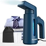 OLAYMEY Steamer Dampfglätter 700W, Dampfbügeleisen Kleidung Steamer Fast Wrinkle Remover, Dampfbürste Faltenentferner Kleingeräte Verwendbar für Reisen, Büro und Zuhause