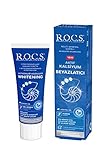 R.O.C.S.-Vegane Zahncreme- Zahnpasta Active Calcium Whitening 94 g- Fluoridfrei - Sichere Formel - Zusätzliche Kalziumquelle - Aufhellende Wirkung - Schutz vor Karies