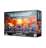 Games Workshop - Warhammer 40.000 - Space Marines: Assault Intercessors, Schwarz