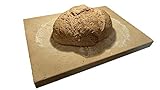 Pizzastein Brotbackstein Flammkuchenplatte aus Speicherschamotte, Für E-Herde