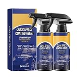 Schnell trocknendes Beschichtungsspray für Autos, vielseitiges Spray zur Erneuerung der Beschichtung, vielseitig einsetzbar für Autos und Motorräder (2 pcs)