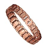 Magnetische Armbänder für Männer, Kupferarmband für Männer, Magnetarmband für Herren, Schmuckzubehör zum Laufen, Sport, Fitnessstudio, Büro, Outdoor, Senioren, Erwachsene, Arbeit