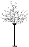 Gartenpirat LED Baum warmweiß außen und innen – LED Lichtbaum mit Kirschblüten – Mit energieeffizienter LED – 250 cm – Leuchtet mit 2200 K wärmer als früher