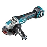 Makita DGA519Z 18 V Li-Ion LXT 125 mm bürstenloser X-Lock-Winkelschleifer – Batterien und Ladegerät nicht im Lieferumfang enthalten