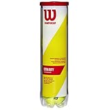 Wilson Tennisbälle Championship 4er, Yellow, 6.5