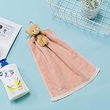 SUOMING Handtuch super saugfähig weich Geschirrtücher Reinigungstuch Geschirrtuch Küche Badetuch Taschentuch(pink)