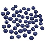 Milisten 50 Stück Simulierte Blaubeer-Accessoires imitierte Blaubeeren gefälschte kleine Früchte dekorative künstliche Früchte realistisch Party simulierte Beeren Blaubeerfälschung Harz