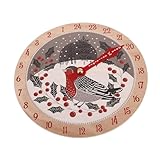 GLEAVI Weihnachts Countdown Kalender Weihnachtskalender Dekorativer Adventskalender Weihnachts Adventskalender Wanddeko Für Weihnachten Aus Holz