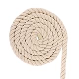 CYEER Baumwollkordel Durchmesser 20MM Länge 5M Baumwollseil Kordelband Deko Baumwollschnur Makramee Kordel für DIY Handwerk, Dekorative Projekte, Haustier Spielzeug