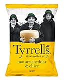 Tyrrells slow-cooked crisps Cheddar & Chive (1 x 150 g)