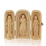 Suerhatcon Kleine Reise Altar Holz Tragbare Kirche Jesus...