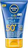 NIVEA Sun Kids Sonnenbalsam für Kinder SPF 50+ Reisegröße, 50ml