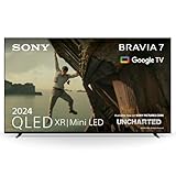 Sony BRAVIA 7 QLED (XR l Mini LED) 75 Zoll 4K HDR Google Smart TV (2024) | Gaming-Funktionen, IMAX, Dolby Vision Atmos, Chromecast, AirPlay, 120Hz 75XR70