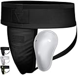 RDX Tiefschutz Herren Boxen Kampfsport, Suspensorium Manner Jockstrap Unterhosen Hodenschutz Kickboxen MMA Muay Thai, Groin Guard Cup Men Protection, Tiefenschutz Karate Zubehör