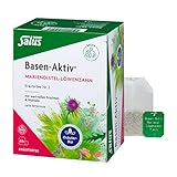 Salus Basen-Aktiv Mariendistel Löwenzahn Tee - 1x 40 Stück (72 g) - Kräutertee Nr. - Salus Tee Qualität seit 1916 - mit wertvollen Früchten und Wurzeln – zarte Bitternote - bio