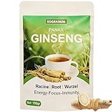 Ginseng ganze wurzel - Ginseng tee : Energie Vitalität fokus und gedächtnis verbessern| Traditionelle Medizin seit Jahrtausenden - Stärkt das immunsystem - Detox Tee (100 g)