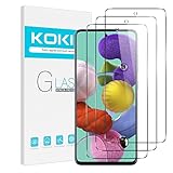 Kokio 3 Stück Schutzglas für Samsung Galaxy A51 Schutzfolie,Displayschutzfolie,9H Härte,Ultra-klar HD,Anti-Kratz,Blasenfrei Schutz folie für Samsung A51