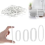 100 Stück weiße große taktische Gummibänder