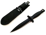 KOSxBO® Krav MAGA Combat - Israel Defense Forces Nahkampf Stiefelmesser 24 cm - Gürtelmesser - Sondereinheiten Einsatzmesser - Kampfdolch - Kampfmesser - Stiefeldolch - Sellbstverteidigung - Security