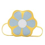 Beavorty Blumen -mini -Tasche Blumen- Geldbeutel Umhängetasche Für Gesteppt Kreuzen Mädchen Beige Einzel Schulter Reisetasche Für Damen Schule Pu-Leder Yellow