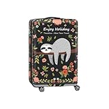 FESSOSKO Elastisch Kofferhülle, Reise Kofferschutzhülle, Waschbare Gepäckabdeckung aus Polyester, Reisekoffer Schutzhülle mit Reißverschluss, für 18-32 Zoll (XL)