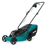 VONROC Rasenmäher Elektro mit Kabel | 1300W - 32cm Schnittbreite - einstellbare Schnitthöhe 30-70MM | Elektrischer Sichelmäher für kleine bis mittelgroße Flächen