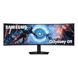 Samsung Odyssey Ark G91F, Ultrawide Curved Gaming Monitor, 49 Zoll, LED-VA-Panel, DQHD, 5120 x 1440 Pixel, FreeSync Premium Pro, Reaktionszeit 1 ms, Bildwiederholrate 144 Hz, Schwarz, LS49FG916EUXEN