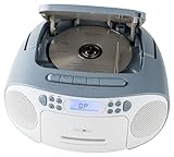 REFLEXION CD-Player mit Kassette und Radio für Netz- und...